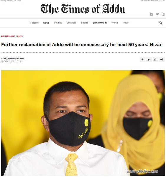 Addu Mayor (Times of Addu) [SaveMaldives]