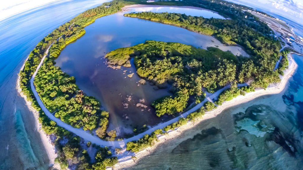 Kulhudhuffushi aerial (2016) magroves Maldives destruction #savemaldives