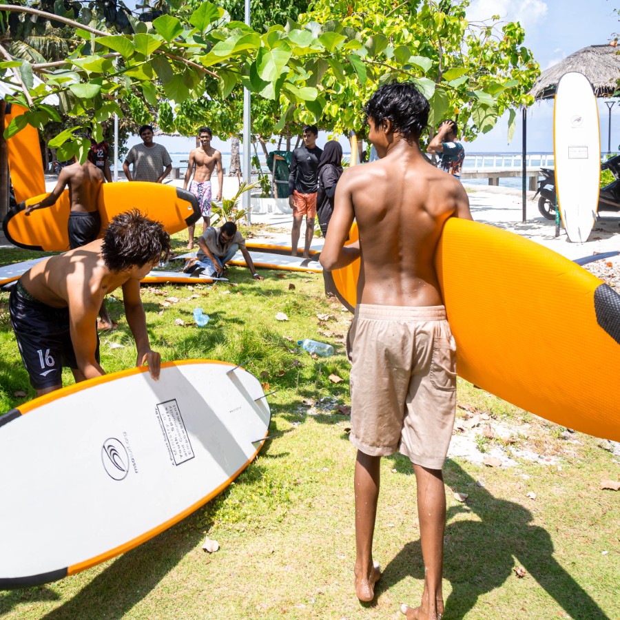 Ocean Defenders - Laamu Gan Surf event Maldives