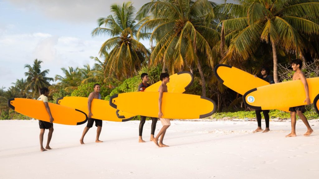 Ocean Defenders - Laamu Gan Surf event Maldives