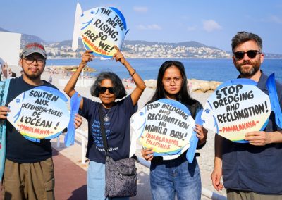 Save Maldives at UNOC3 France - Blue March