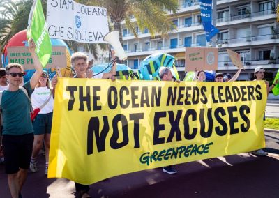 Save Maldives at UNOC3 France - Blue March