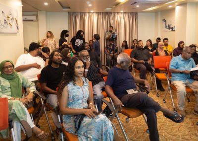 Dr Tom Goreau Lecture, Maizan family, #saveMaldives