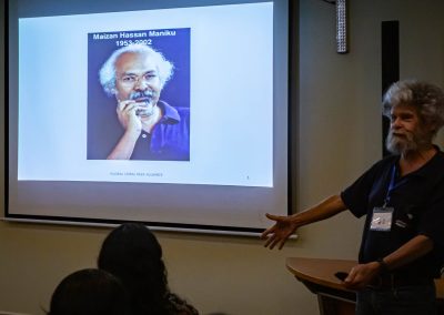 Dr Tom Goreau Lecture, Maizan family, #saveMaldives