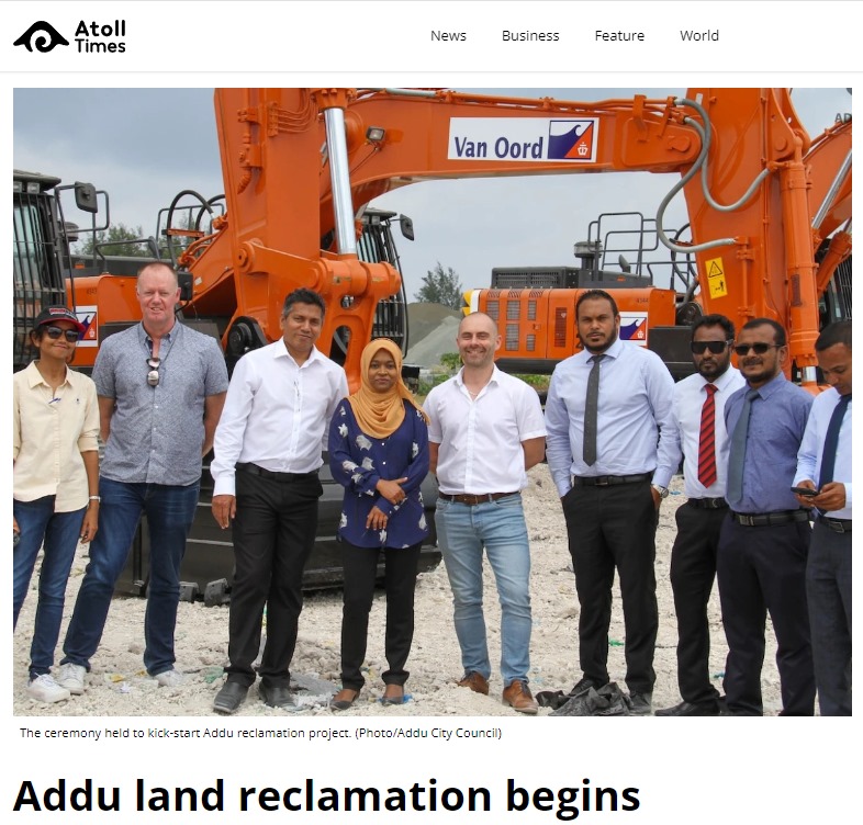 Van Oord - Addu Reclamation [SaveMaldives]