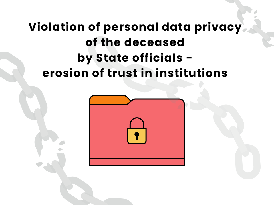 Violation of Personal Data Privacy of the Deceased